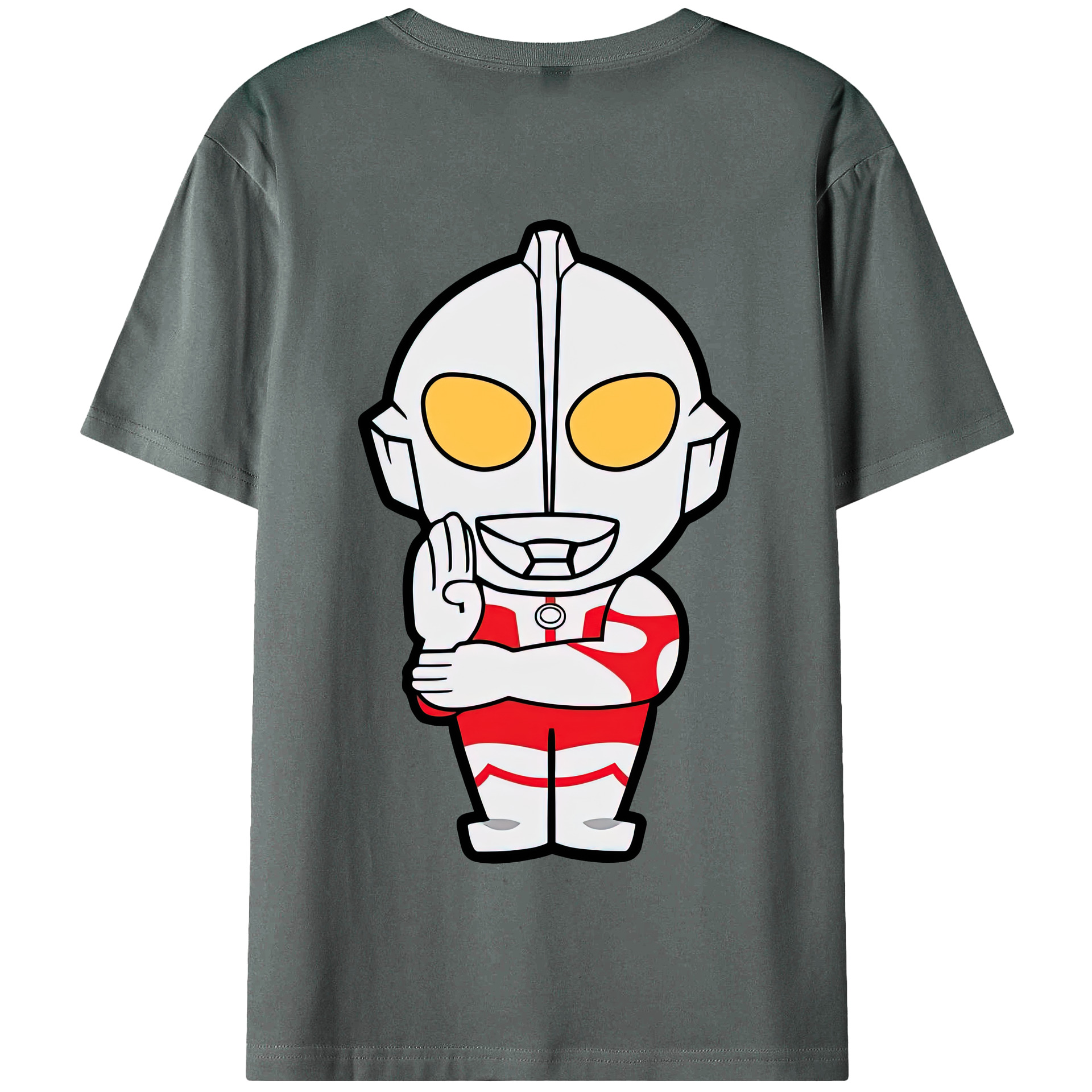 （画像用） ウルトラマン Ultraman 綿100％半袖Tシャツ（背面プリント）